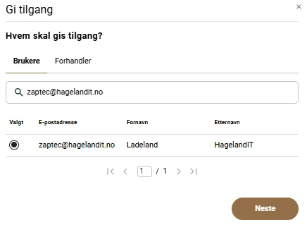 Skjermbilde av Zaptec-portalen